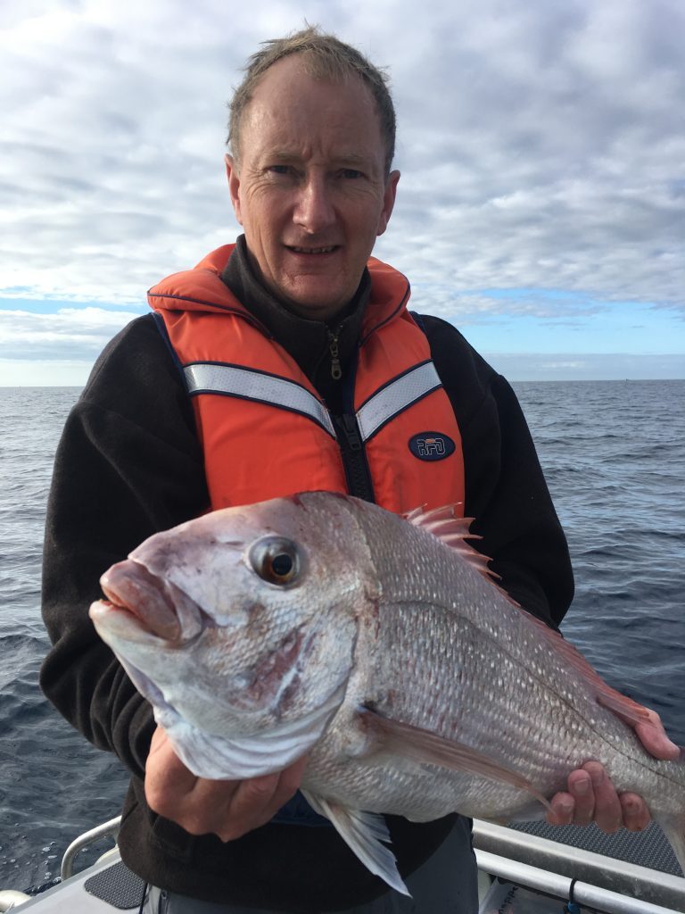 A big snapper caught on a SnapperTackle Flasher Rig