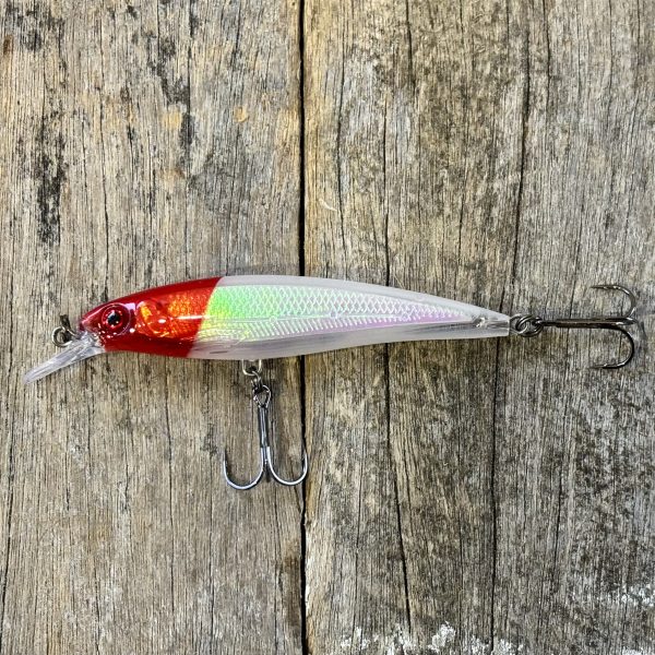 SnapperTackle 110mm Bibbed Minnow - Red Head