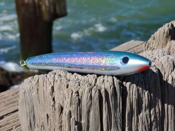 Teal Balsawood Stickbait